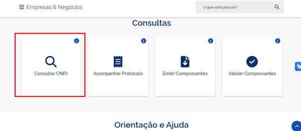 CONSULTAR CNPJ REDESIM