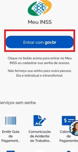 ENTRAR COM GOV BR APP MEU INSS