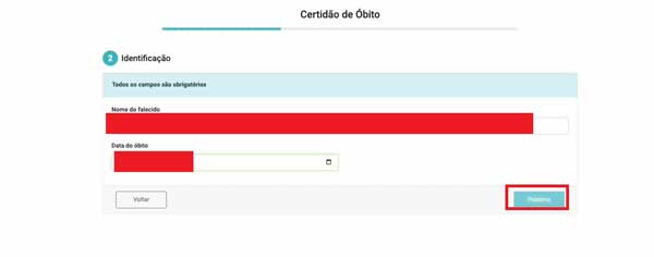IDENTIFICACAO DO FALECIDO CERTIDAO DE OBITO