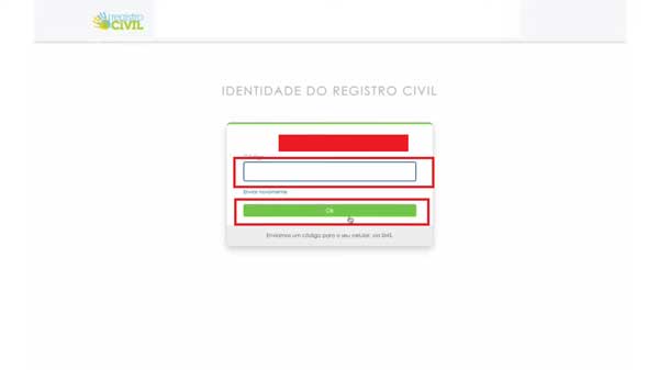 INSERIR CODIGO RECEBIDO ATIVAR O USUARIO DO IDRC