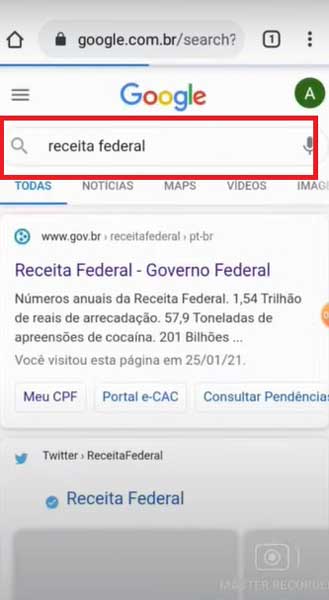 PESQUISA RECEITA FEDERAL