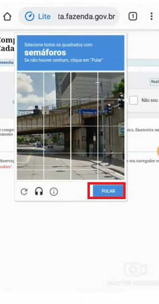 VERIFICAR NAO SOU UM ROBO CPF GOVERNO FEDERAL