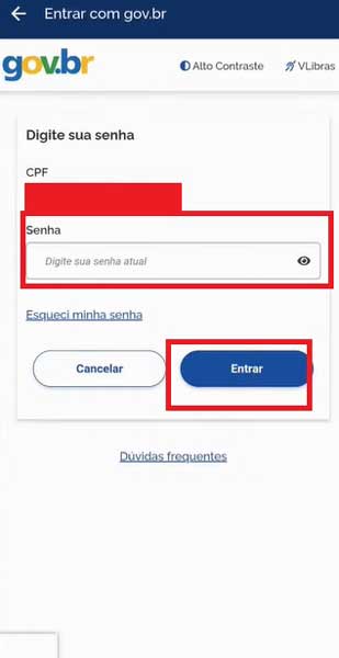 DIGITE SEU SENHA ENTRAR COM GOV BR CDT