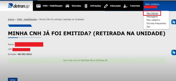 MEU DETRAN DETRAN SP